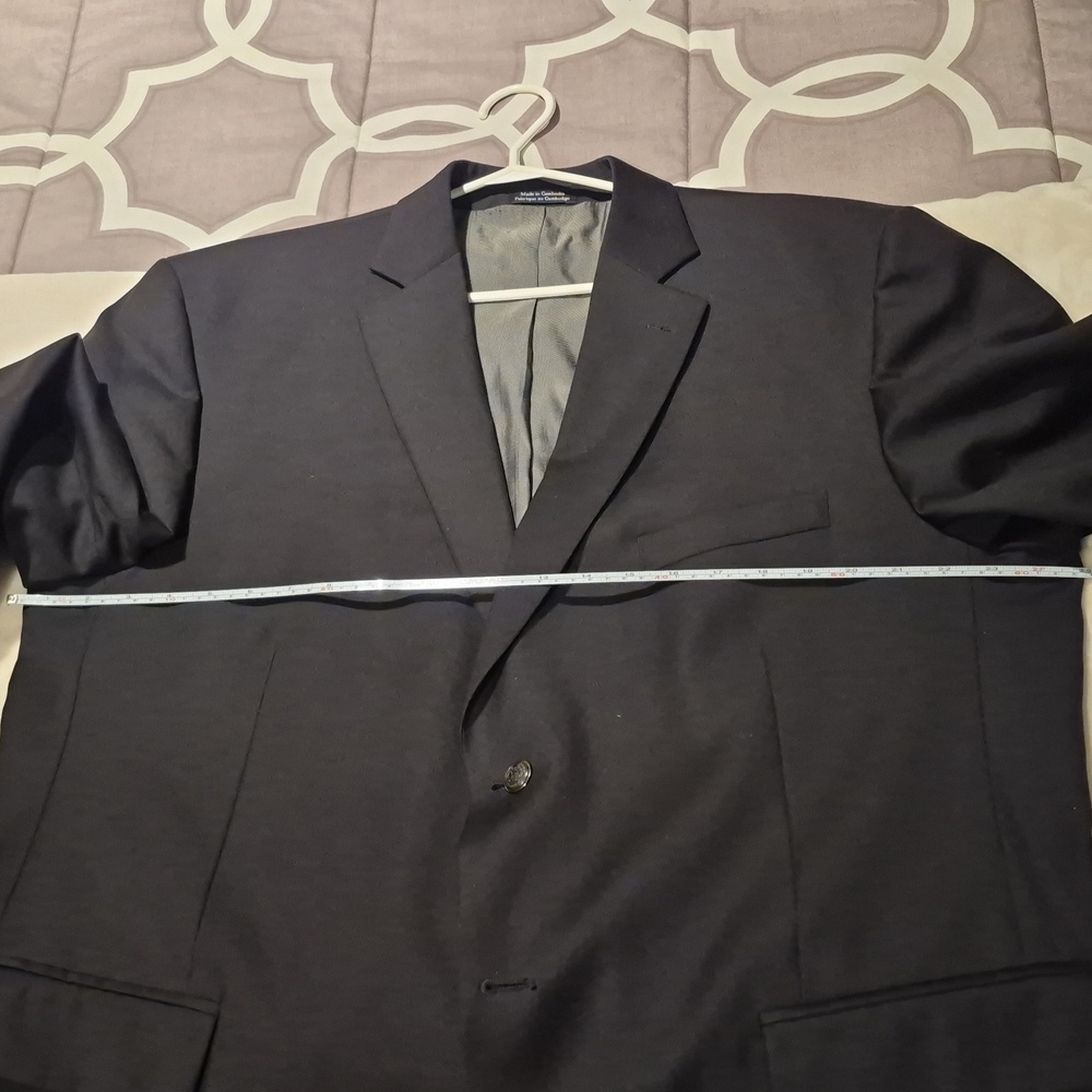 Alfred Sung Black Sport Coat with Notched Lapel, Moores Men's - Picture 15 of 15